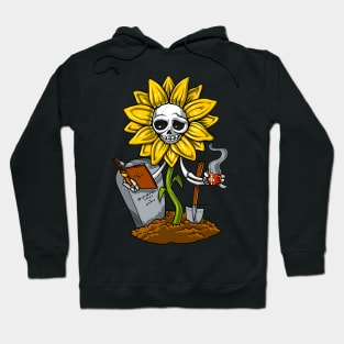 Sunflower Skeleton Hippie Hoodie